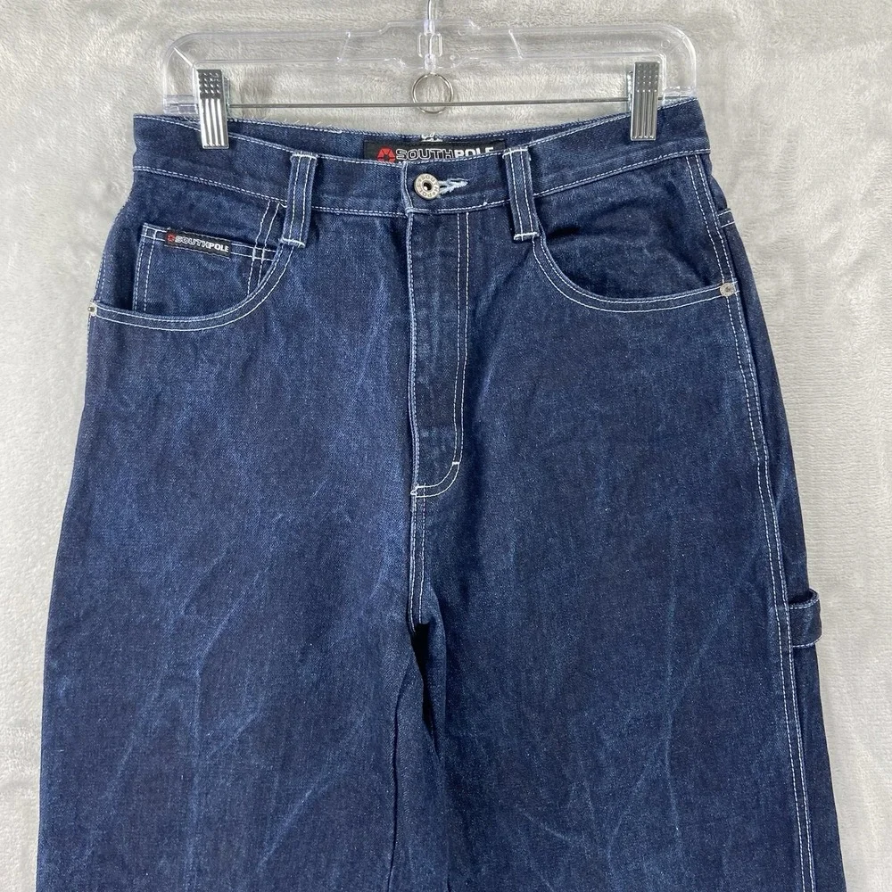 Southpole Jeans men's 28x30 Baggy Loose Fit Relaxed Carpenter Denim Hip Hop Y2K
